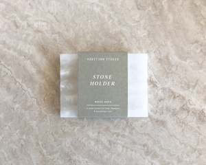 Addition Studio: Addition Studio Stone Holder | Onyx