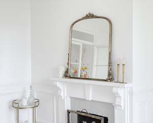 Mirrors: Marais Mantel Mirror