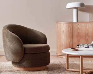 Duke Occasional Chair | Olive