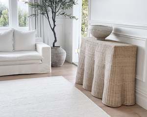 Consoles Buffets: Cane Wave Console