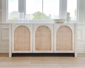Consoles Buffets: Cane Arch Sideboard
