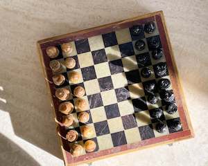 Objects: Vintaged Chess Set