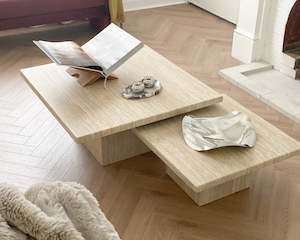 Homeobject: Nested Tables | Travertine