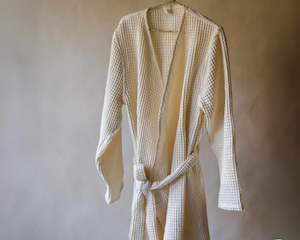 Body Scent: Waffle Bath Robe | Cotton