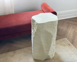 Furniture: Special Studio | Rock Plinth | Eggshell