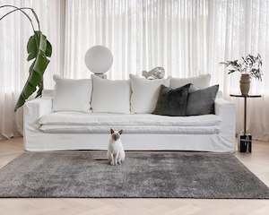 Wool Blend Rugs: Anchorage Rug | Gravel