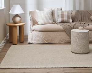 Wool Blend Rugs: Nebraska Rug | Natural White