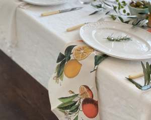 Mothers Day 1: Cavallini & Co Napkin Set | Citrus