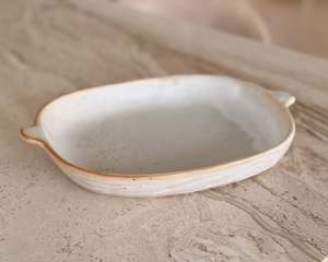 Florence Ceramic Serve Dish | Shallow