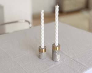 Twist Candles | Set of 2 | Ivory