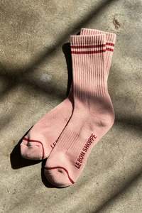 Le Bon Shoppe | Boyfriend Sock | Vintage Pink