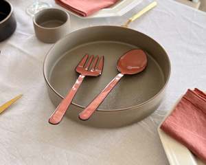 Nara Large Serving Bowl | Clay