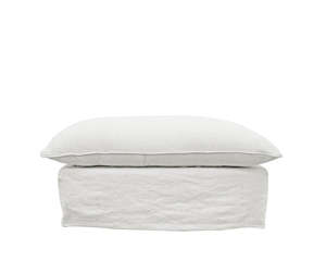 In Stock: Milano Universal Ottoman | Milk