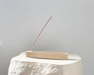 Travertine Incense Dish