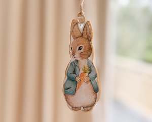Vintage Carrot Bunny Decoration