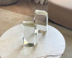Cut Crystal Bookends