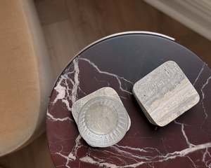 Stone Coasters | Grey Travertine