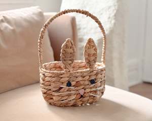 Easter: Rattan Easter Basket