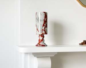 Red Marble Vase