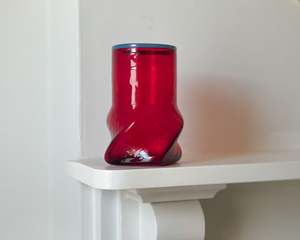 Ruby Glass Vase
