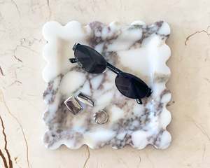 Homeobject: Scalloped Marble Dish | Bulgari