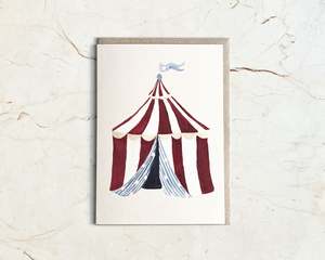 Circus Tent Card