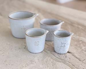 Table: Florence Ceramic Measuring Cups | Set of 4