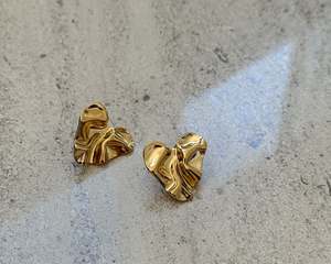 Parfum Jewellery: Saint Sebastian | Rippled Hearts Earrings