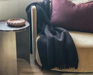 Cushions Throws: Maddison Throw | Blackberry