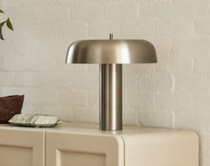 Ombrelle Table Lamp | Pewter