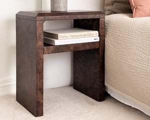 Burlwood Deco Bedside