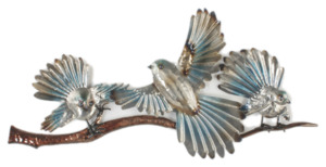 Fantails on branch wall art