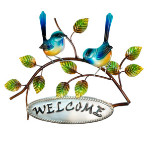 Wall Art: Fantail welcome sign