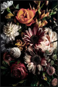 Canvas Art: Blooms Framed Canvas Large