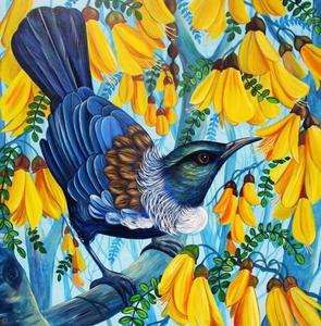 Small Boxed Frame Art Nz Artists: Spring is in the Air 2 Small Box Frame