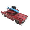 Transport Ornaments: Red Chevy with photoframe