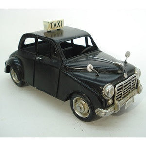 Black taxi car ornament
