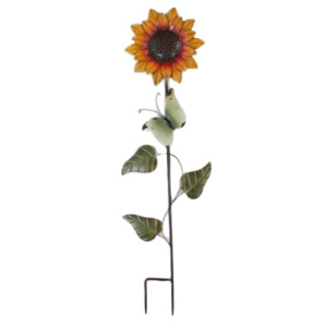 Sunflower garden stakes yellow