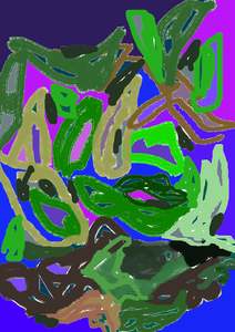 Art Print A4 Assorted: Violet Green