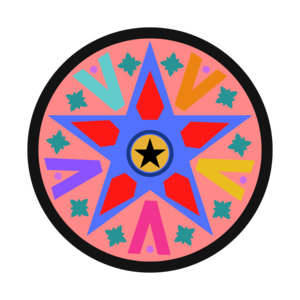 Art Prints Square: Victory Star