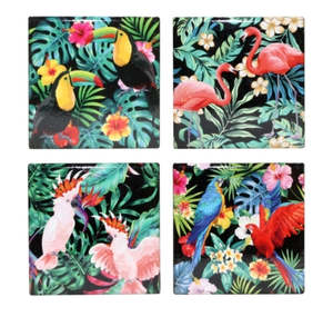 Tropical coasters set
