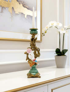 Aviary candle holder regal 34cm