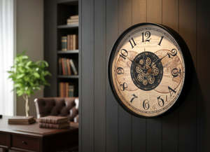 Gear clock atlas large 60cm