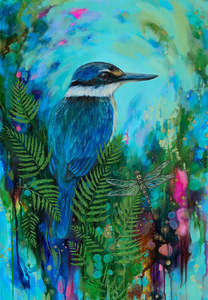 Small Boxed Frame Art Nz Artists: Nature's Profusion Small box Frame