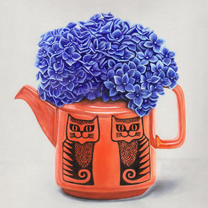 Small Boxed Frame Art Nz Artists: Pot of Charm Small box Frame