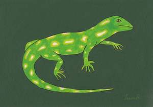 Cards Lra: Green Gecko