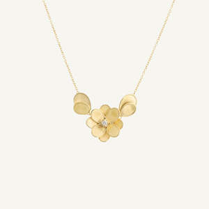 Marco Bicego Petali: Marco Bicego Petali 18k Gold Diamond Necklace