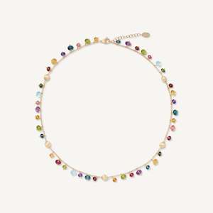 Marco Bicego Africa 18k Gold and Gemstone Single-Strand Necklace