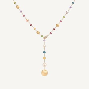 Marco Bicego Africa 18k Gold Gemstone Necklace