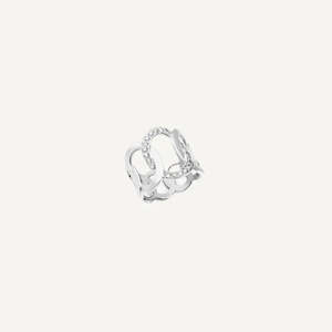 Pomellato Brera Ring Diamonds 18k White Gold